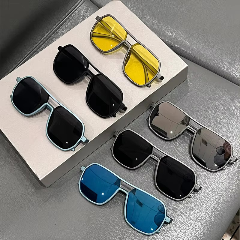 GM LUMIAS Sonnenbrille, Vollrand, Unisex, Vintage, Spiegelung - Bild 2