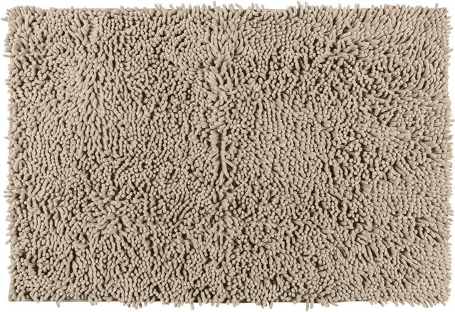 Wenko Badematte Chenille Sand B: 50 cm, T: 80 cm, rutschfest und waschbar - Bild 1