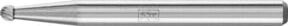 PFERD Hartmetall Frässtift Kugel KUD universal fein, Durchmesser: 2 mm, Schaft-Durchmesser: 3 mm, Farbe: Silber - Bild 1