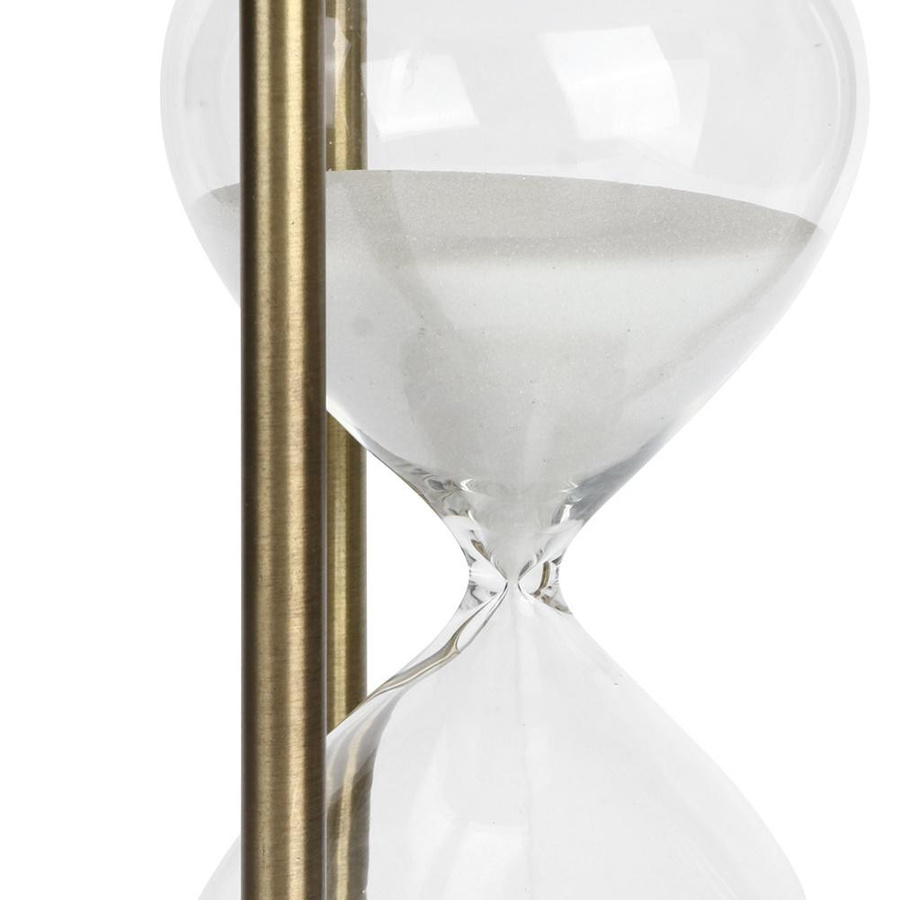 TOMTOP JMS Sanduhr Timer in schlichtem Stil aus Glas und Metall für die Heimdekoration - Bild 3