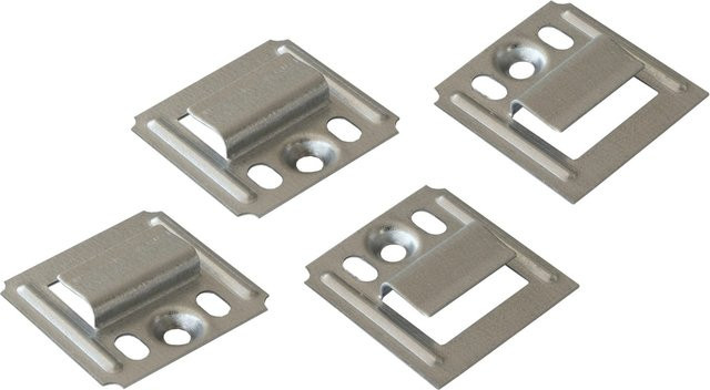Fuchs Profilholzkralle 2 mm in Silber für Wand- und Deckenpaneele, 100 Stück - Bild 1