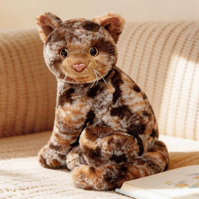 Yiran toy Sitzende Katze Plüschtier, 26cm, ab 14 Jahre - Bild 1
