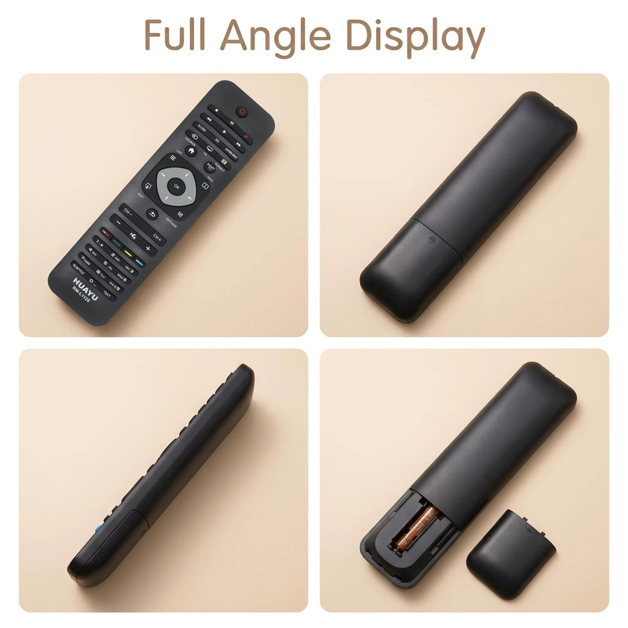 FAZV RM-L1128+ Fernbedienung für Philips LED Smart TV in Schwarz - Bild 2