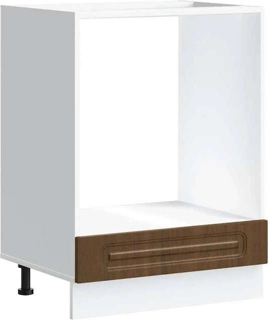 vidaXL Herdumbauschrank Kalmar in Eiche Braun aus Holzwerkstoff, B/T/H: 81,5 x 60,0 x 46,0 cm - Bild 1