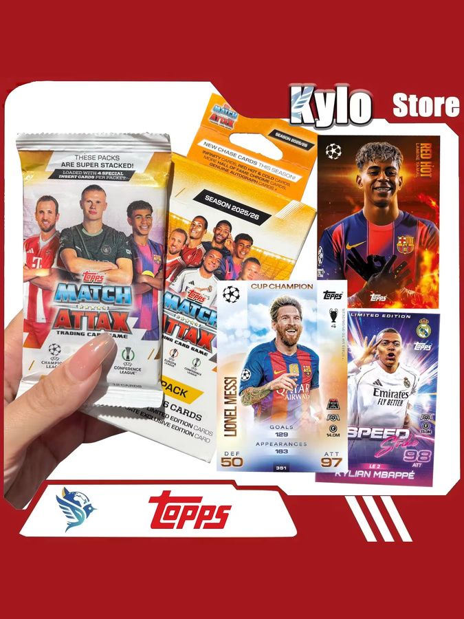 Topps Champions League Match Attax Eco Pack, Fußball-Sammelkarte, Set / Bundle - Bild 4