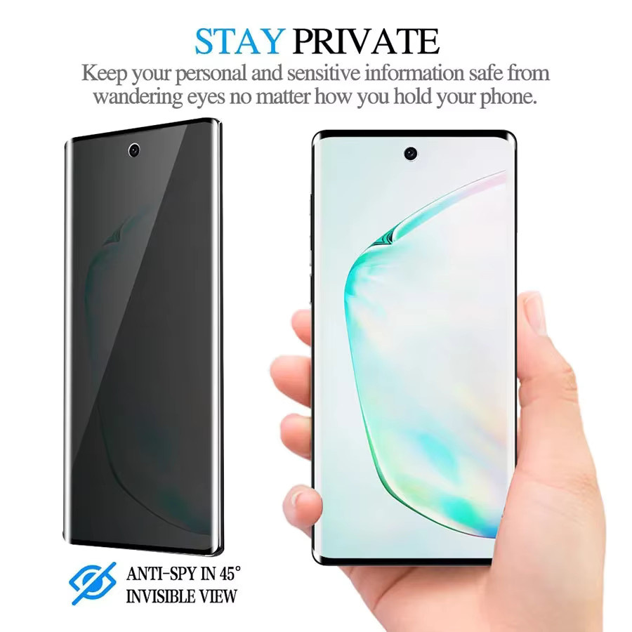 Samsung Sichtschutz Panzerglas aus gehärtetem Glas 9H, transparent, passend für Galaxy S26 Pro S25 Edge S24 S23 FE Plus Ultra S21 Note 20 A57 A37 A17 A07 - Bild 4