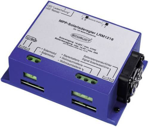 SCHAUDT LRM 1218 MPPT Laderegler 12V 20A in Blau - Bild 1
