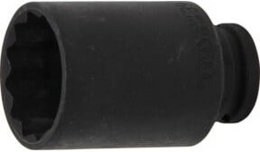 BGS Kraft-Steckschlüssel-Einsatz Zwölfkant 5351 aus Chrom-Molybdän-Stahl mit 1/2 Zoll Innenvierkant Antrieb und 39 mm Schlüsselweite - Bild 1