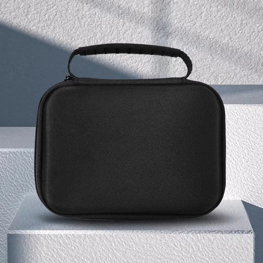 Anbernic RG406V Tragbare Organizer-Tasche, stoßfeste Reise-Aufbewahrungstasche mit Netztasche, Schwarz - Bild 2