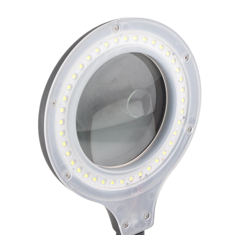 Kkmoon Schreibtischlampe mit Lupe und 40 LED-Lichtern, verstellbare Bastel-Lupe in Weiß - Bild 5