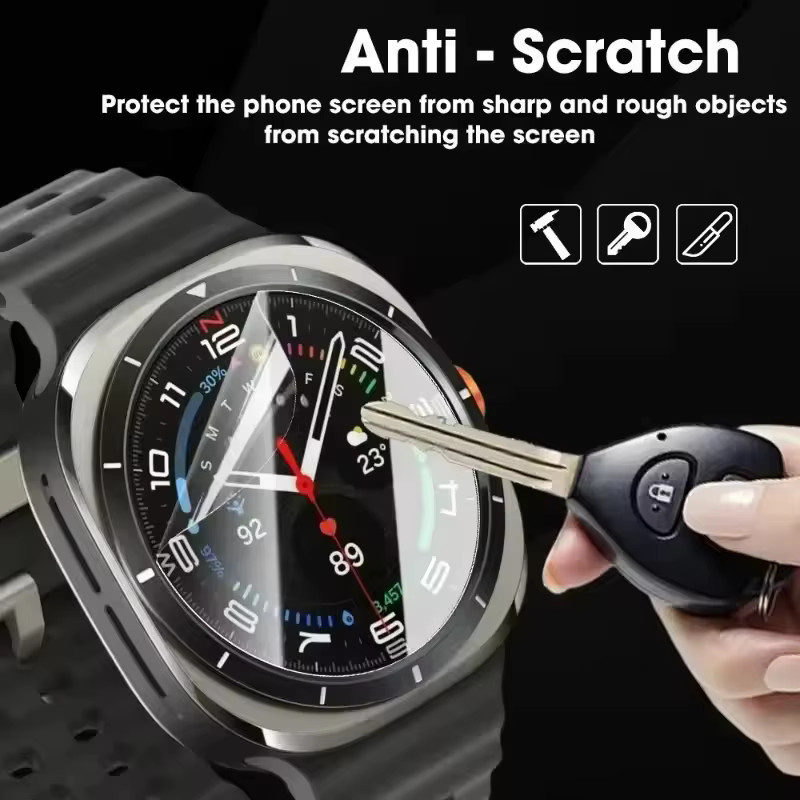 Samsung Hydrogelfolie für Galaxy Watch 7 6 5 4, transparent, 5 Stück - Bild 5
