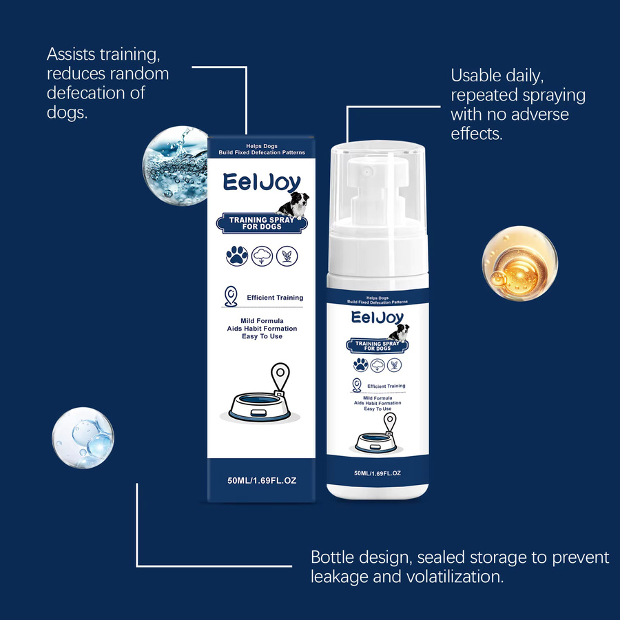 Eeljoy Hunde-Toilettentrainingsspray in Weiß zur Unterstützung der Toilettenanpassung und Positionierung für Welpen und Katzen - Bild 6