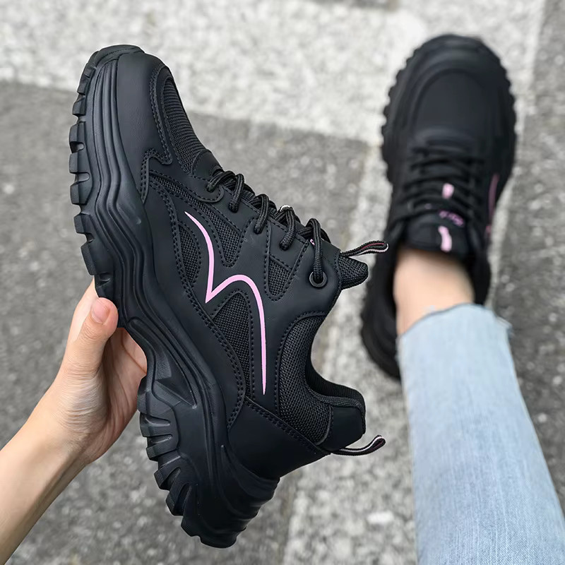 HKAZ Arbeitssicherheitsschuhe für Damen in Schwarz mit Stahlkappe und durchtrittsicherem Schutz - Bild 2