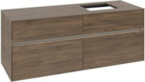 V&B Waschtischunterschrank Collaro mit LED-Beleuchtung, B/H/T: 140 x 54,8 x 50 cm - Bild 1