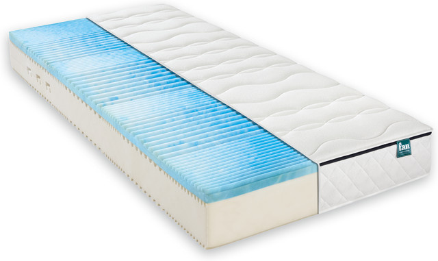 f.a.n. Schlafkomfort Medisan Top KS H2/H3 Komfortschaummatratze in Weiß, B/T/H: 90 x 190 x 21 cm - Bild 1