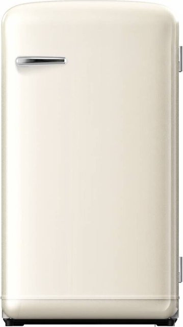 Retro Kühlschrank POCOline in Creme/Beige, B/H/L: 49 x 84 x 46 cm - Bild 1