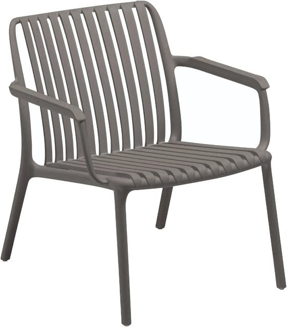 Kettler Loungesessel Lago aus Kunststoff in Grau, 4er Set, B/T/H: 68 x 75 x 75 cm - Bild 1