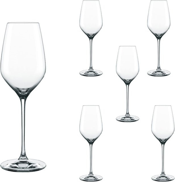 Spiegelau Topline Set 6 Weißweinkelche aus Kristallglas, transparent, 0,5 l pro Glas - Bild 1