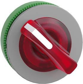 Schneider Electric ZB5FK1443C0 Leuchtwahlschalter-Frontelement aus Kunststoff in Rot, Grau und Mehrfarbig - Bild 1