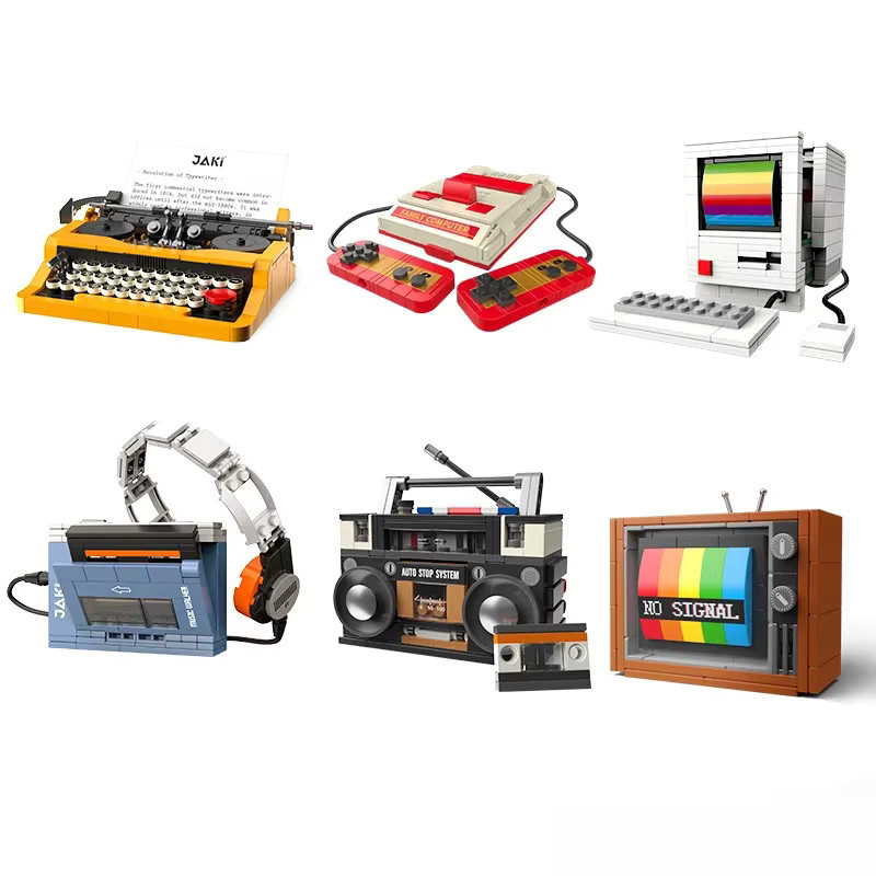 GDLK TOYS DIY Retro Elektrische Geräte Möbel Modell, Bausteine Set - Bild 3
