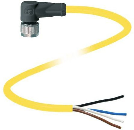 Pepperl+Fuchs 239999-0019 Sensor-Aktor-Steckverbinder konfektioniert gelb 3-polig mit 2 m Kabellänge - Bild 1