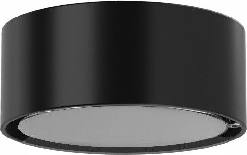 Top Light Puk Mini One LED Deckenleuchte in Schwarz Matt mit mattiertem Glas - Bild 1