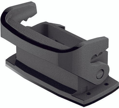 HARTING Anbaugehäuse aus Kunststoff in Schwarz, Artikelnummer 19 46 010 0301 - Bild 1