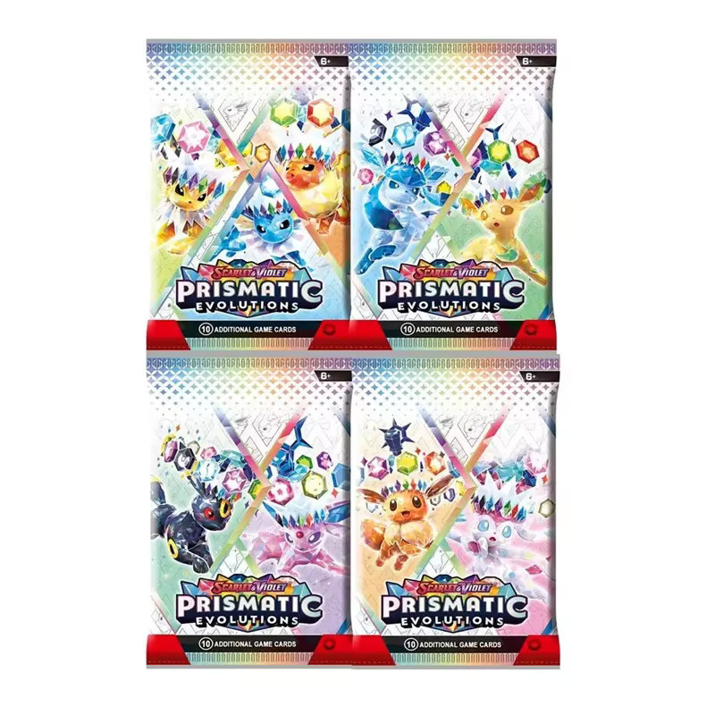 Pokémon Prismatic Evolutions Phantasmal Flames Scarlet Violet 151 Black Bolt, Englische Booster-Kampfkarten, 360 Stück, ab 6 Jahren - Bild 2
