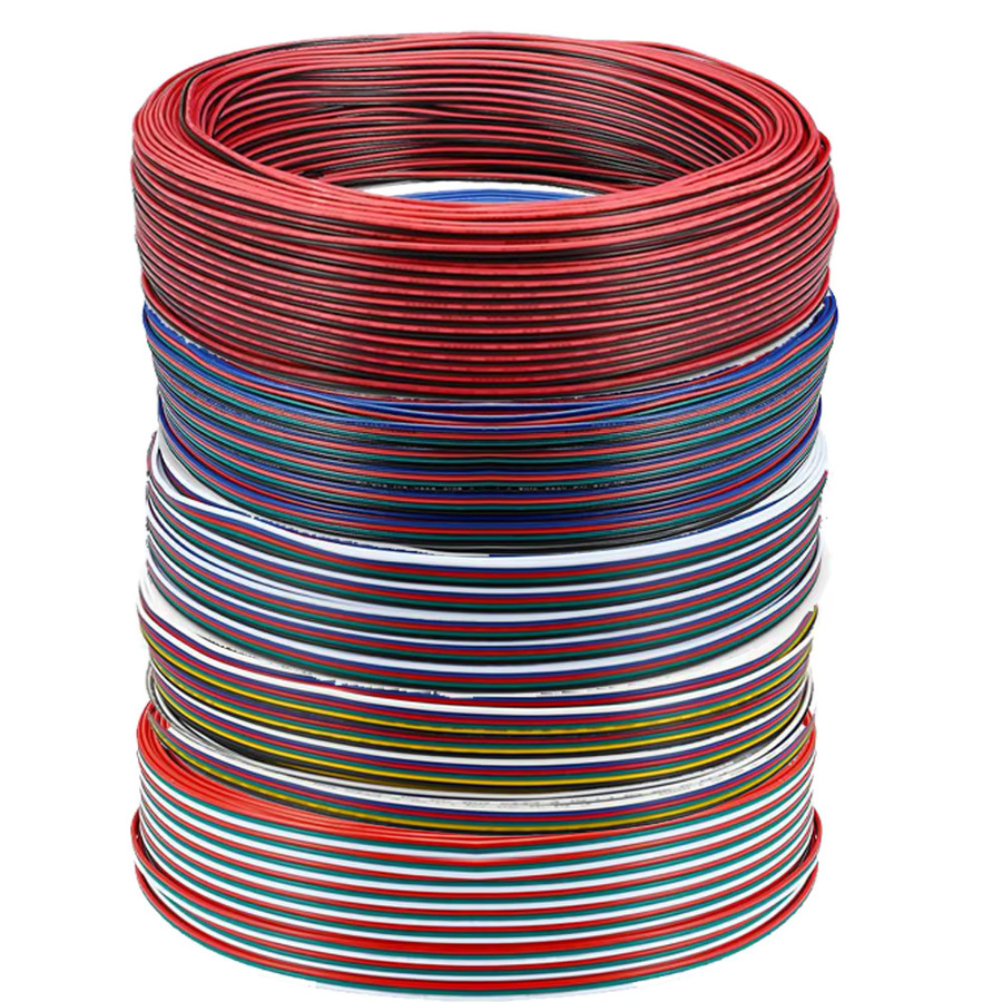 YSRSAI Flexibles LED-Verlängerungskabel 22 AWG mit PVC-Isolierung für WS2812B WS2813 5050 LED-Streifen in Rot und Schwarz - Bild 4