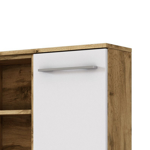 HELD MÖBEL Sideboard Livorno in Weiss, Breite: 90 cm, Höhe: 66 cm, Tiefe: 20 cm - Bild 1