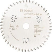 Bosch Kreissägeblatt Top Precision Best for Wood mit 48 Zähnen, Durchmesser: 165 mm, Breite: 20 mm, Höhe: 1,8 mm - Bild 1