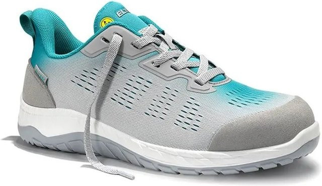 Elten Sicherheitshalbschuh Luana Grey Turquoise Low ESD S1 in Größe 37 - Bild 1