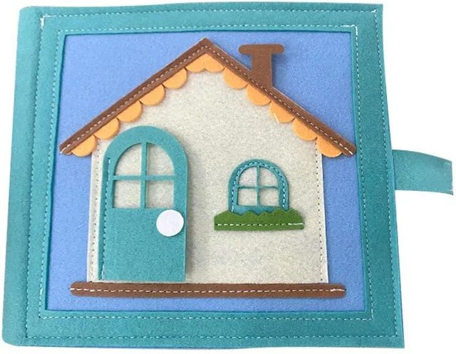 Wucifang Jewelry Montessori Busy Book, 3D Stoffaktivitäten, ab 0 Jahre - Bild 1