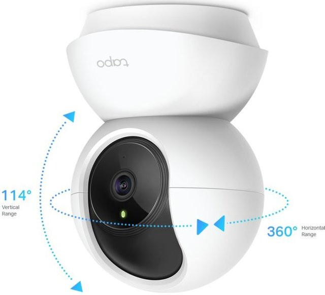 TP-Link Tapo C200 WLAN IP Überwachungskamera mit Schwenk- und Neigefunktion, 1080p Full HD, Weiß - Bild 2