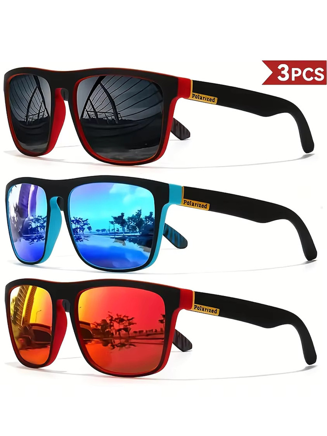 Hindfield Brille, Vollrand, Square, Kunststoff, Herren, Black, Multicolour - Bild 2