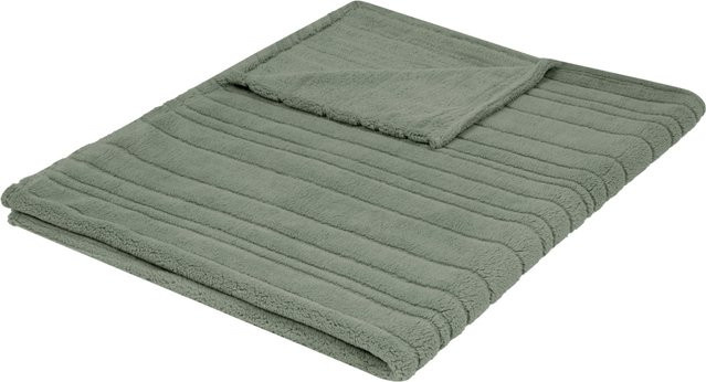 LIVARNO Kuscheldecke aus Polyester in Grün, B/B: 150 x 200 cm - Bild 1