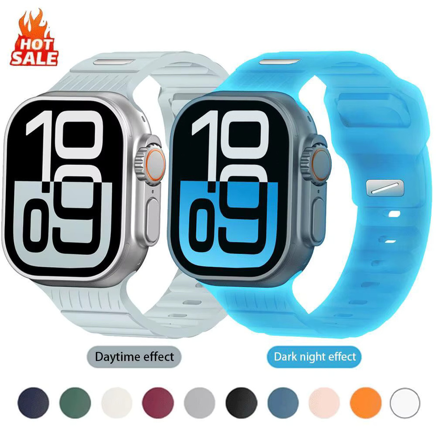 Correas Uhrenarmband Silikon, Nachtleuchtend, Unisex - Bild 2