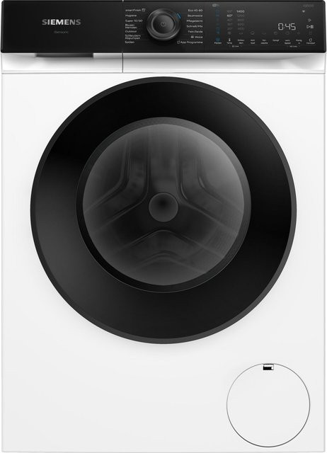 Bosch iQ500 WG44H2MECO Waschmaschine in Weiß mit 9 kg Kapazität, 1400 U/min Schleuderdrehzahl, Aquastop, App-Steuerung und Quick Wash - Bild 1