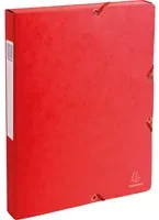 Exacompta Heftbox A4 in Rot mit 25 mm Ordnerhöhe aus FSC-zertifiziertem Papier - Bild 1