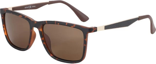 BLUEMOKY Sonnenbrille, Herren, Vollrand, rechteckig, Kohlefaserrahmen, braun, polarisiert - Bild 1