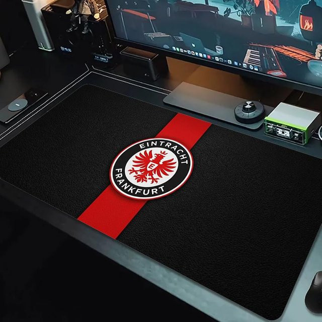 Eintracht Frankfurt Gaming-Mauspad XXL von Xiaomi, Schwarz, B/T: 90 x 40 cm - Bild 1