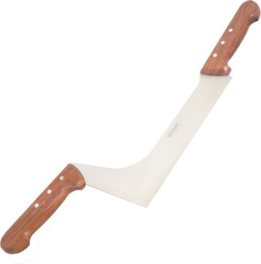 Birkmann Profi-Käsemesser Cleaver aus Edelstahl mit Holzgriff in Silber - Bild 1
