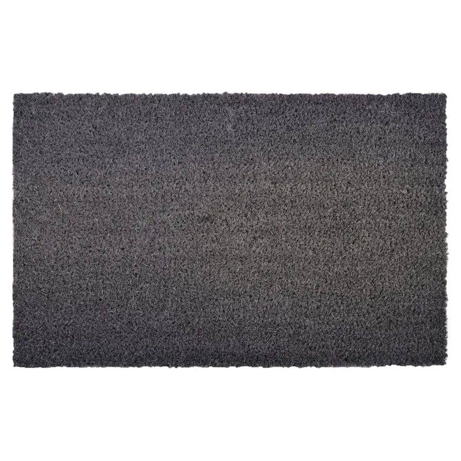 KARAT Kokosmatte Grau als Fußabtreter mit rutschfester Unterseite, B/T: 100 x 400 cm, Höhe: 2,4 cm - Bild 2