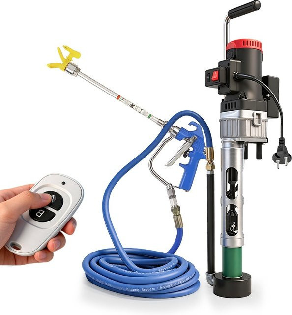 Multifunktionaler tragbarer Hochdruck-Sprüher für Spachtelmasse, wasserdichte Beschichtungen und Zementschlämme - Bild 1
