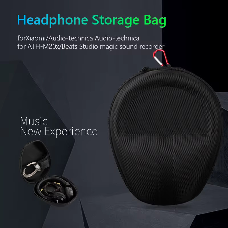 JOCESTYLE EVA Kopfhörer-Etui Tragetasche für Sennheiser HD598 HD580 HD558 HD559 HD569 HD579 HD599 in Schwarz oder Grau - Bild 2