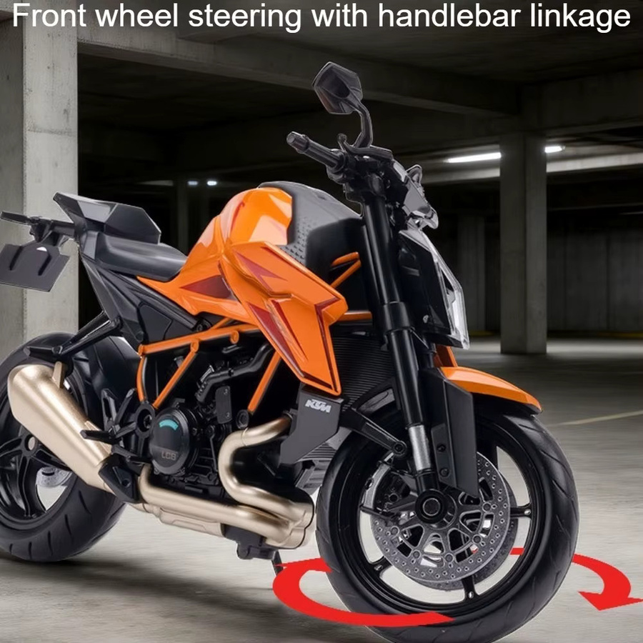 MAKEDA KTM 1390 Superduke RC390 Motorrad-Spielzeugmodell, 1:12, Metall - Bild 4