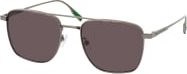 Lacoste L 261S Sonnenbrille Aviator, Metall, Herren, silver, grey - Bild 1