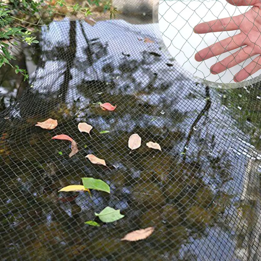 Anti-Vogel-Netz als Teichabdeckung und Schutznetz für Schwimmbecken zur Reinigung von Blättern - Bild 3