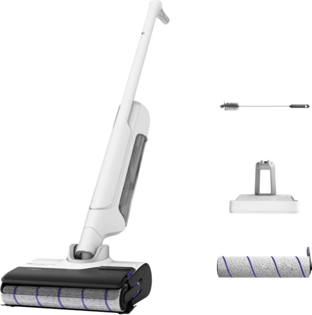Rowenta X-Clean 10 GZ7540 Saugroboter in Weiß mit Self-Cleaning-Dock und Display für Tierhaare - Bild 1
