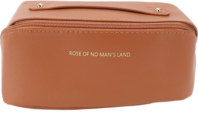 CosyHome Kosmetik-Aufbewahrungstasche, beige, wasserdicht, PU-Leder - Bild 1